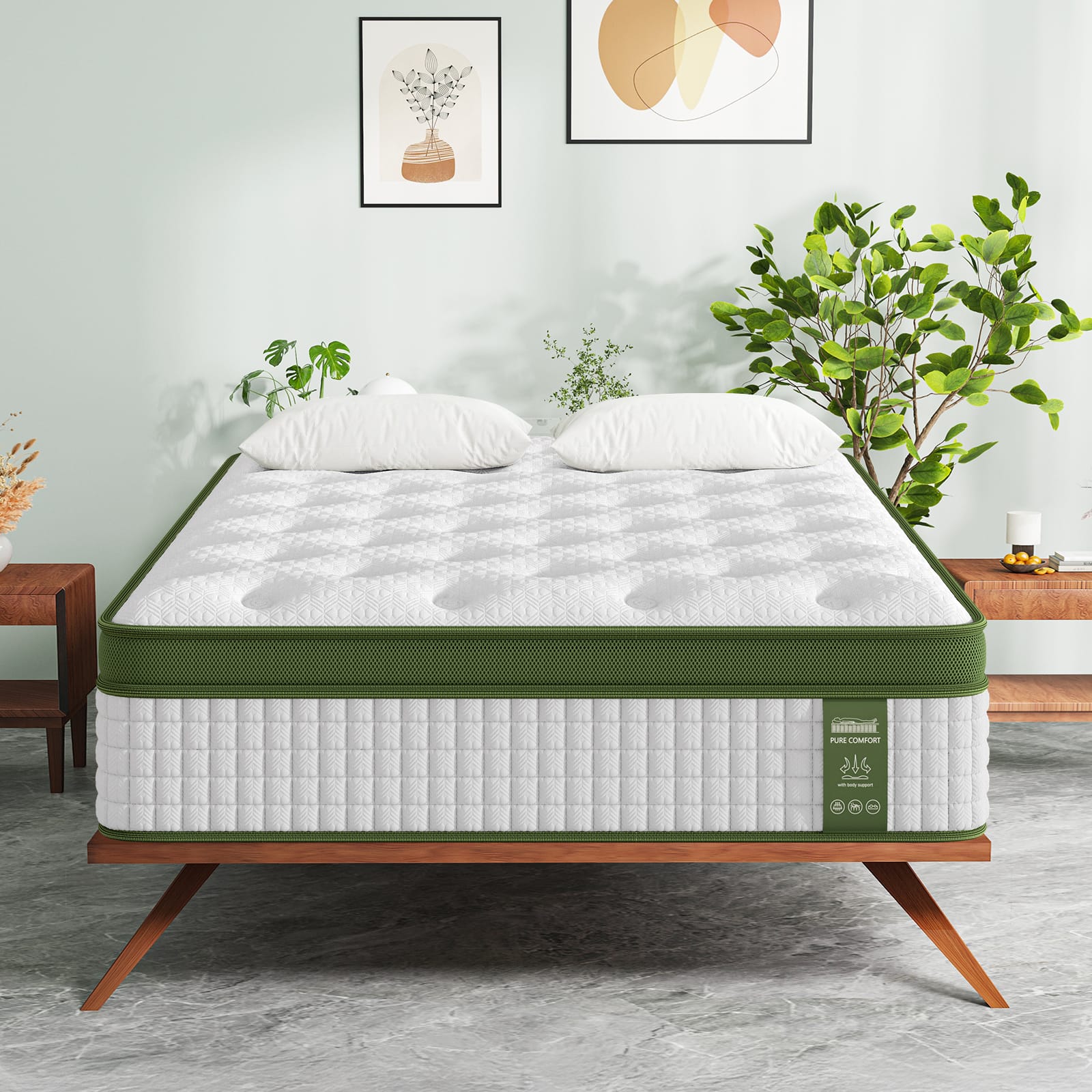 Latex Hybrid Mattress Medium Firm king