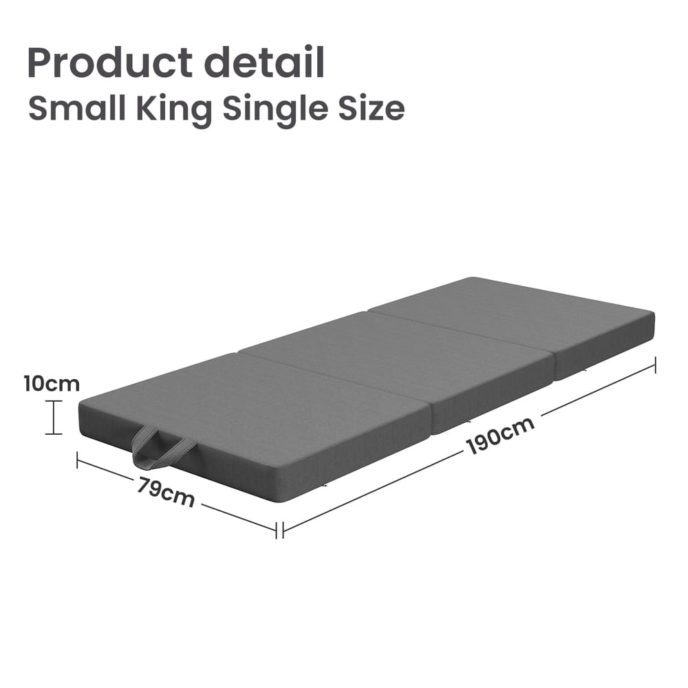 Folding Foam Mattress Compact 190x80cm