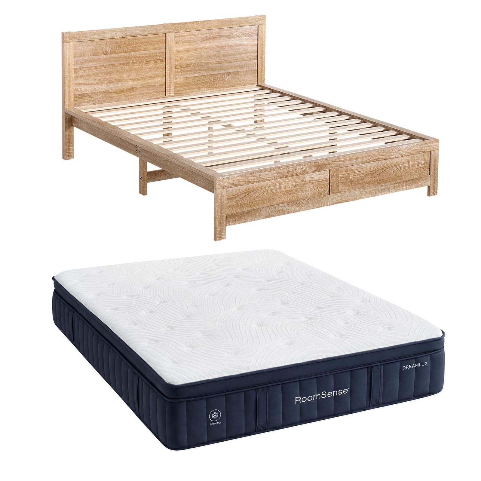 Queen Medium Cooling Mattress Bundle