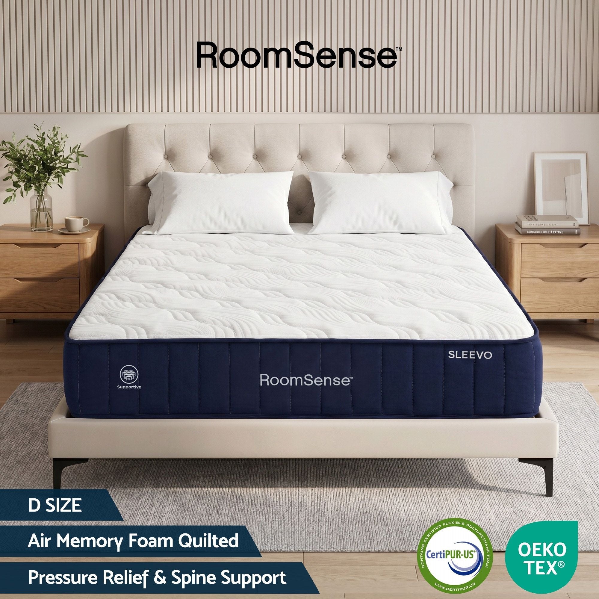 Double Mattress 26cm Pocket Spring Orthopedic | Simpledeals