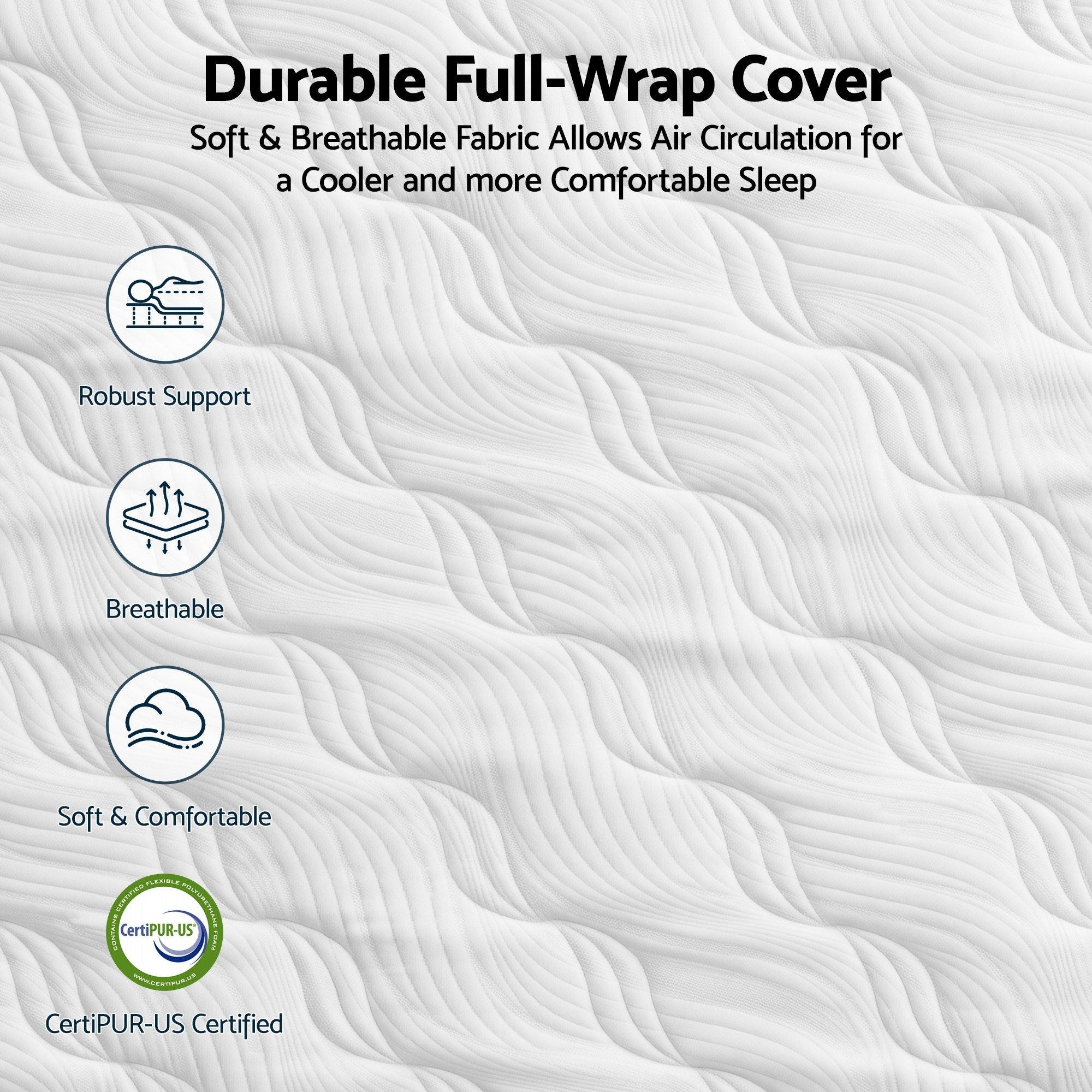 Double Mattress 26cm Pocket Spring Orthopedic | Simpledeals