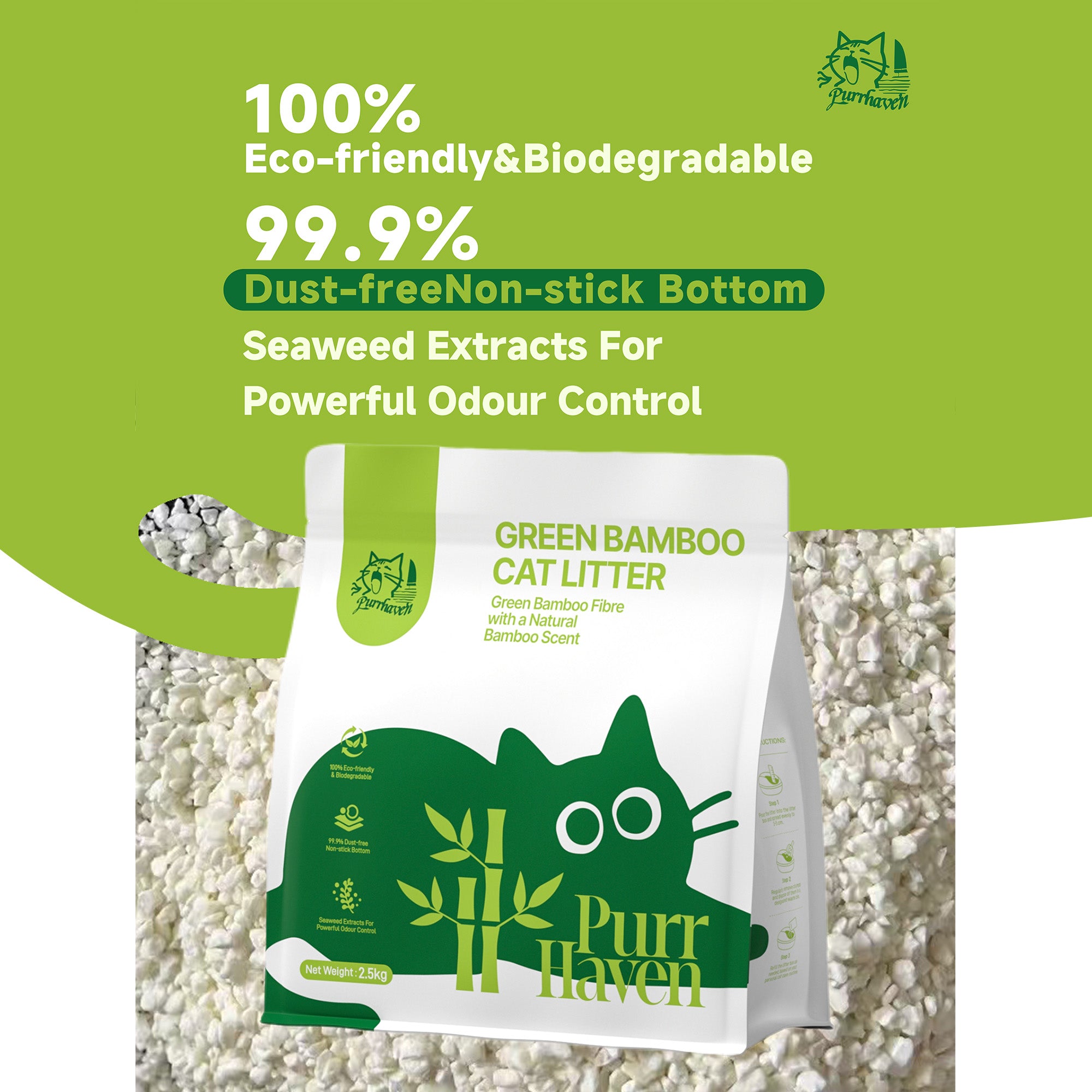 Bamboo Cat Litter 30kg 12 Pack Dust Free | Simpledeals