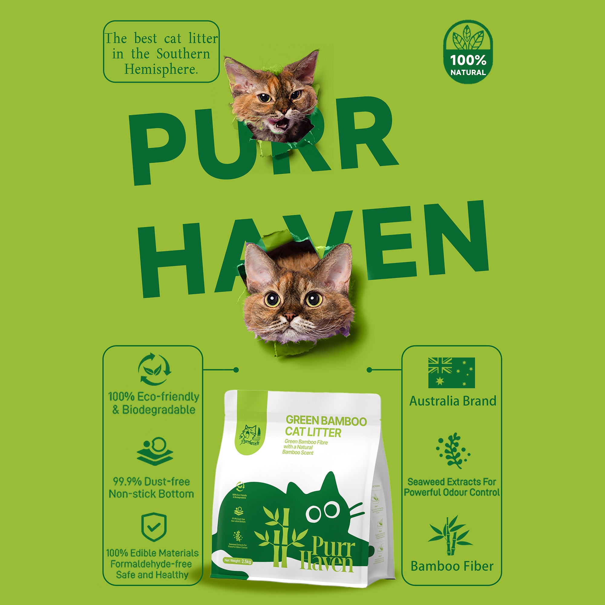 Bamboo Cat Litter 30kg 12 Pack Dust Free | Simpledeals