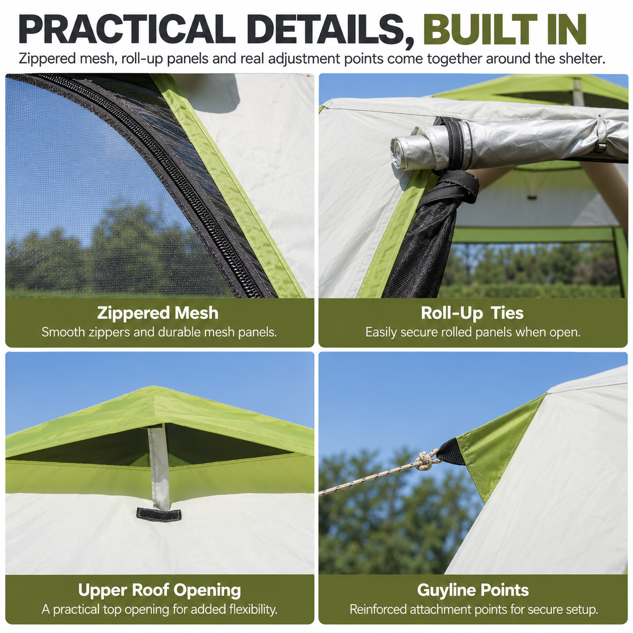Inflatable Mesh Gazebo Tent King