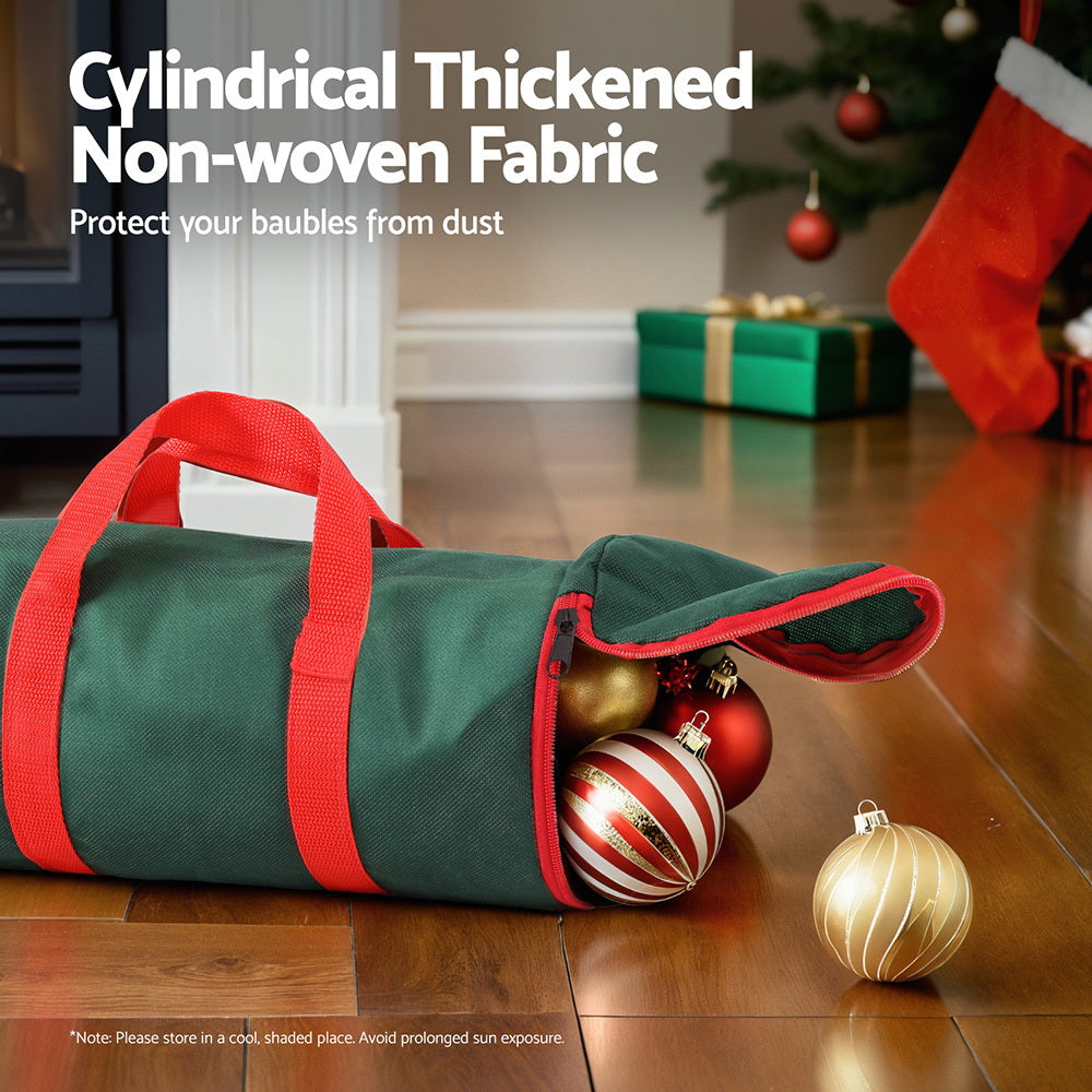 Green colour - Christmas Baubles Storage Bag Xmas Ornaments Bag Container Green