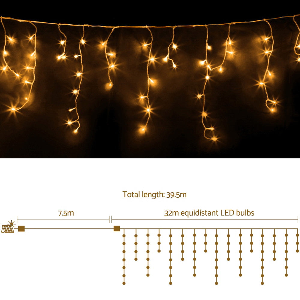 32M Christmas Lights Icicle String Light 960 LED with Outdoor Decorations & Lights - photo 13