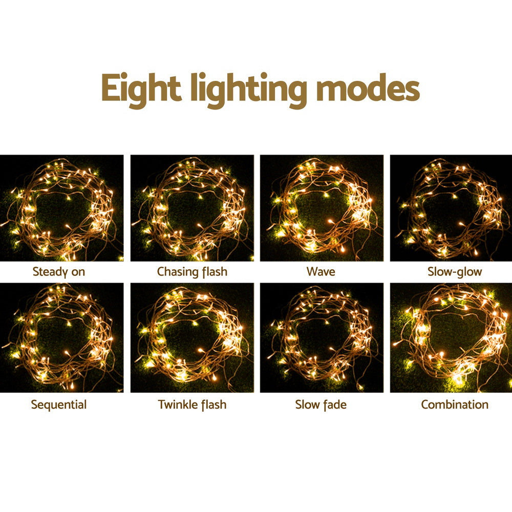 Outdoor Decorations & Lights - 32M Christmas Lights Icicle String Light 960 LED - photo 10