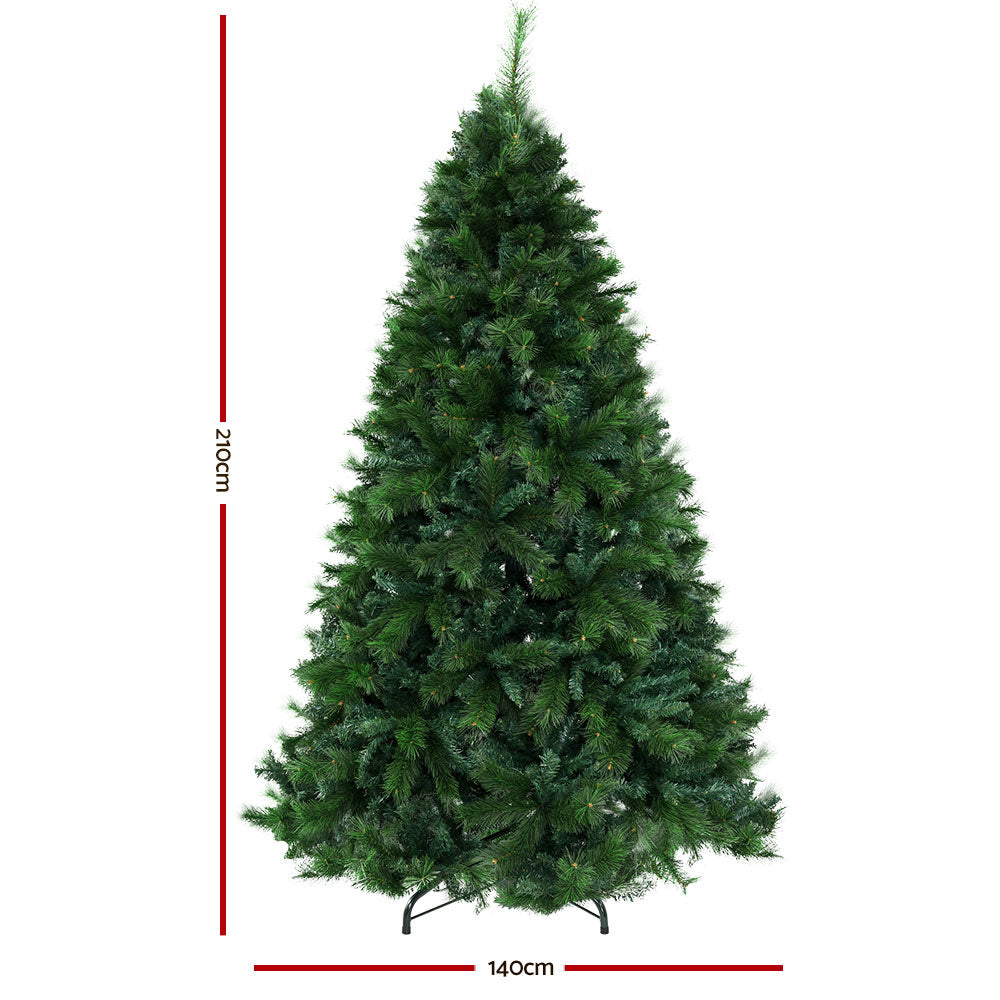 Jingle Jollys Christmas Tree 2.1M 6FT Xmas Decoration Green Home Decor 1584 Tips