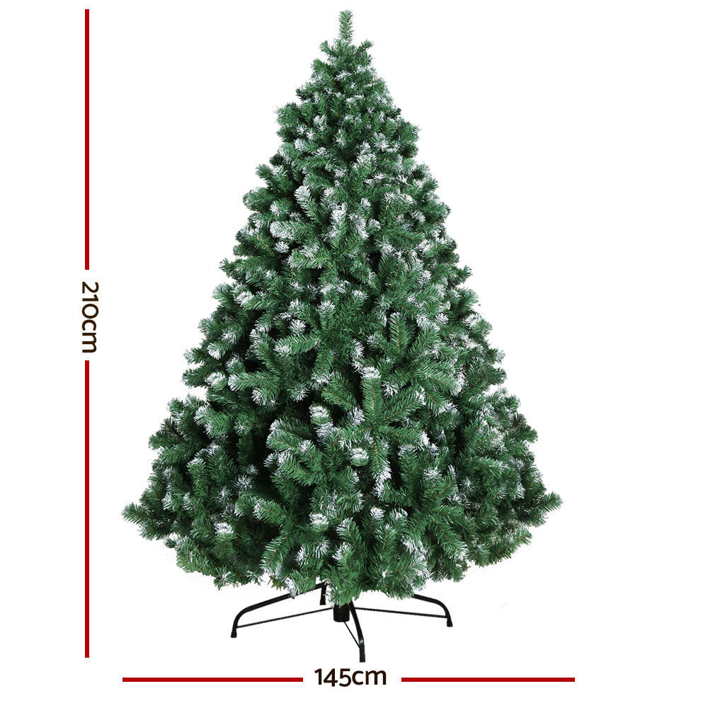 Jingle Jollys 7FT Christmas Snow Tree