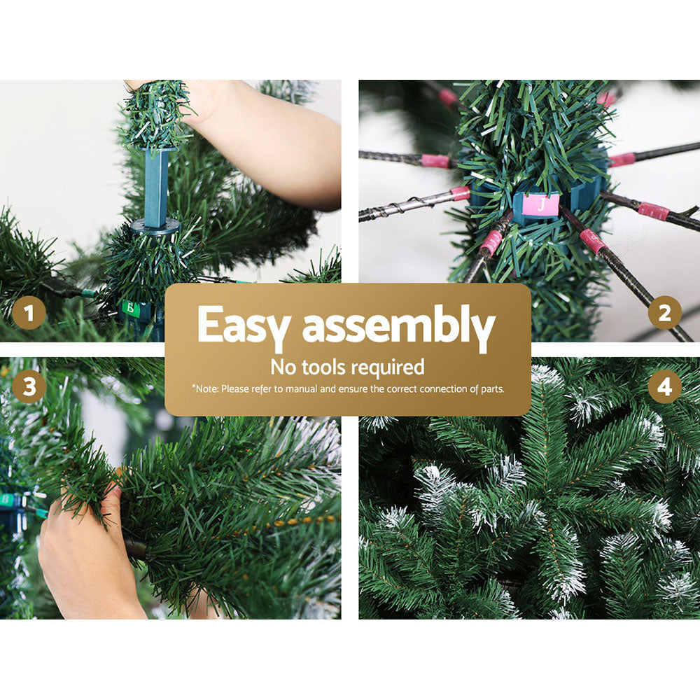 Jingle Jollys 7FT Christmas Snow Tree