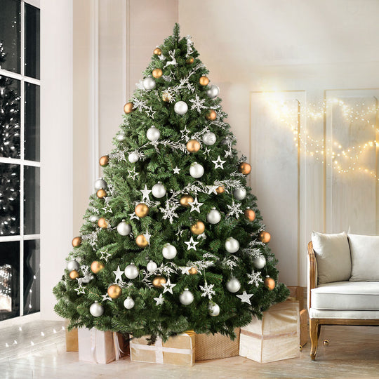 Jingle Jollys 2.4M 8FT Christmas Tree Xmas Decoration Home Decor 1500 Tips Green | Christmas Trees