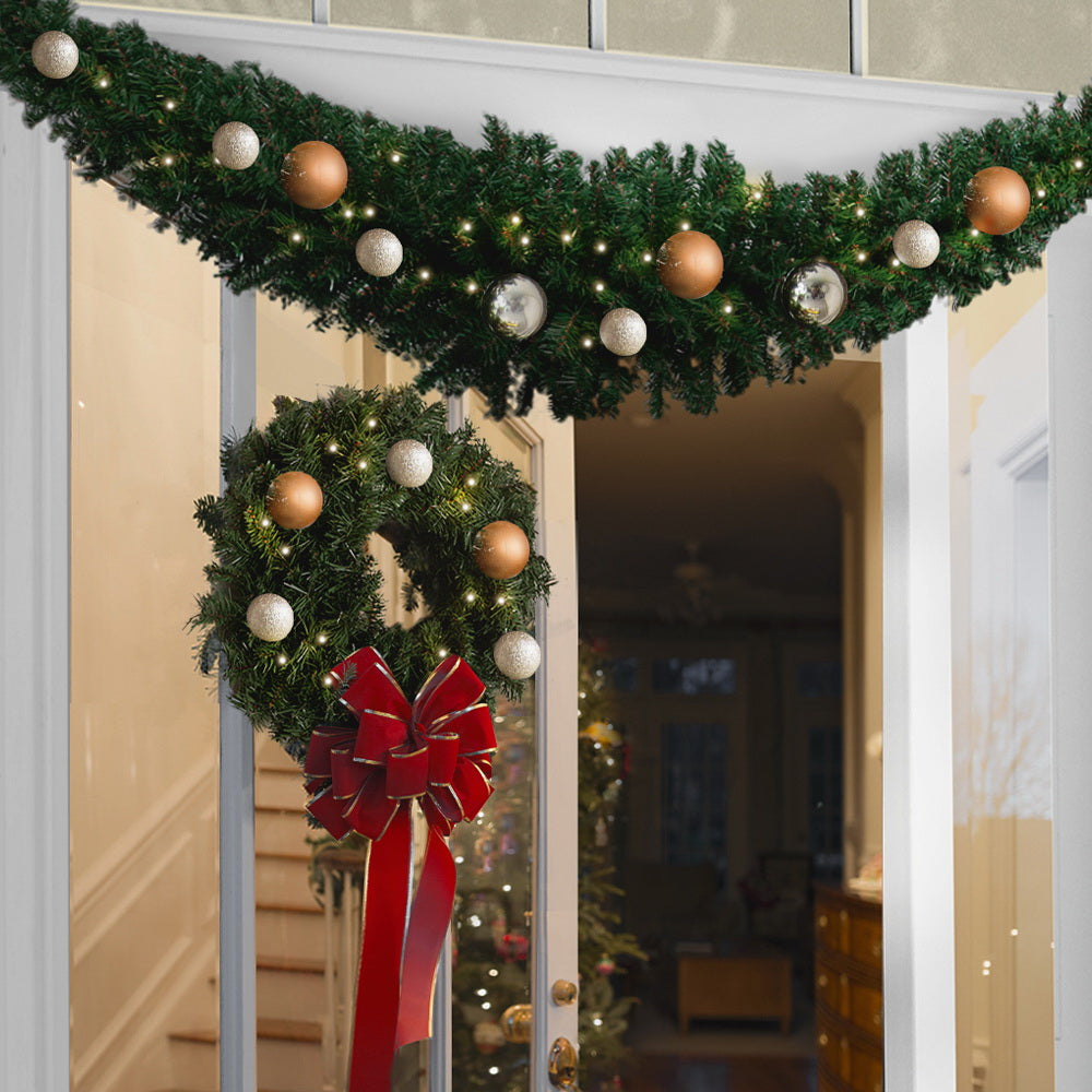 1.8M Christmas Garland Xmas Decorations Green Wedding Party