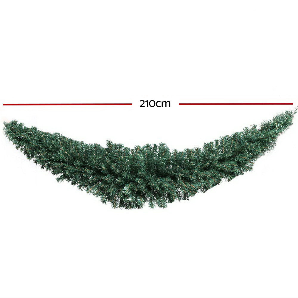 Jingle Jollys Christmas Garland 2.1M Xmas Wreath Decoration Home Decor, Christmas Wreaths & Garlands - photo 7
