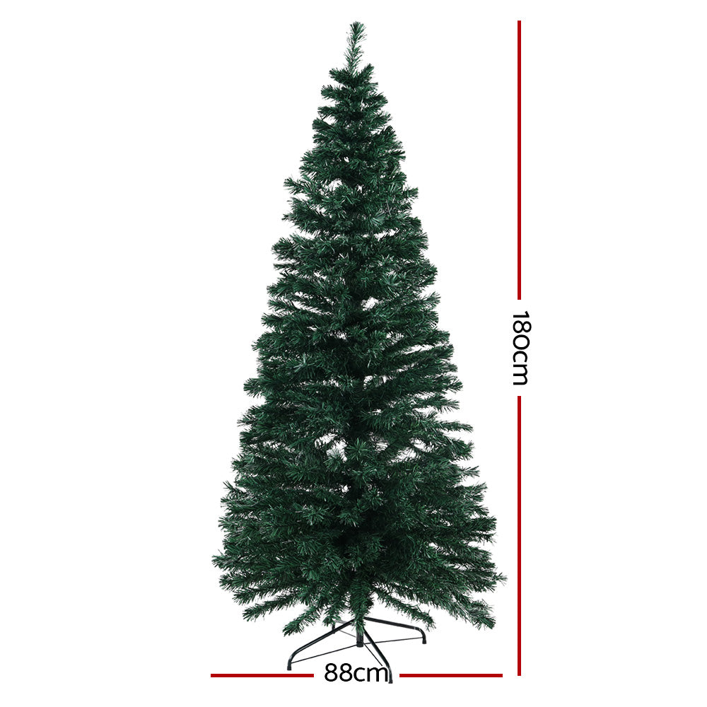Jingle Jollys 1.8M 6FT LED Christmas Tree Multi Colour