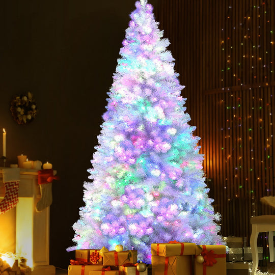 2.1m RGB Remote LED Christmas Tree - 1310 Tips, Christmas Trees