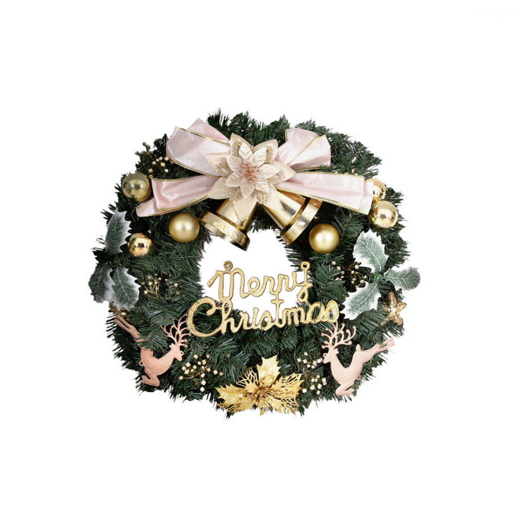 Christmas Wreath 60CM Garland Flowers Baubles Party Decorations | 60Cm