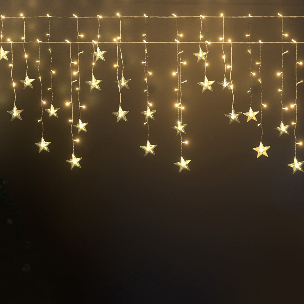 Starry Delight 80 LED 3M Solar Christmas Light Star Decorations | Outdoor Decorations & Lights