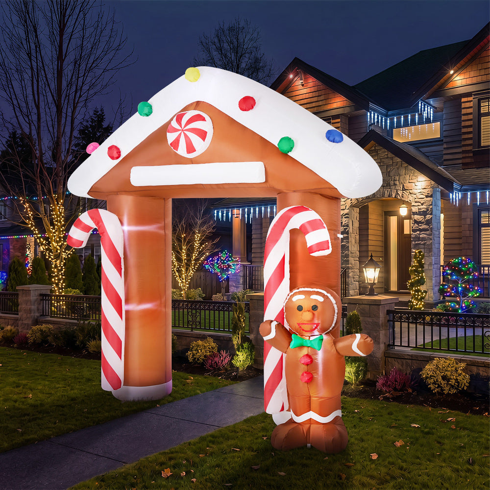 Christmas Inflatable Archway LED Lights 240x92.5x280cm