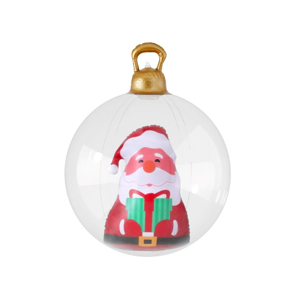 60Cm - 60cm Santa Christmas Inflatable Bauble