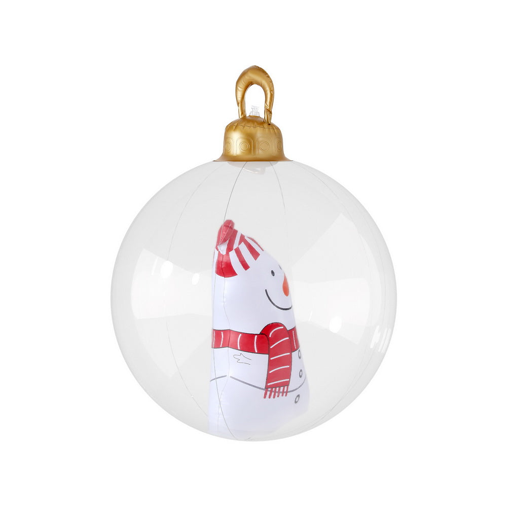 60cm Snowman Christmas Inflatable Bauble | Christmas Decorations