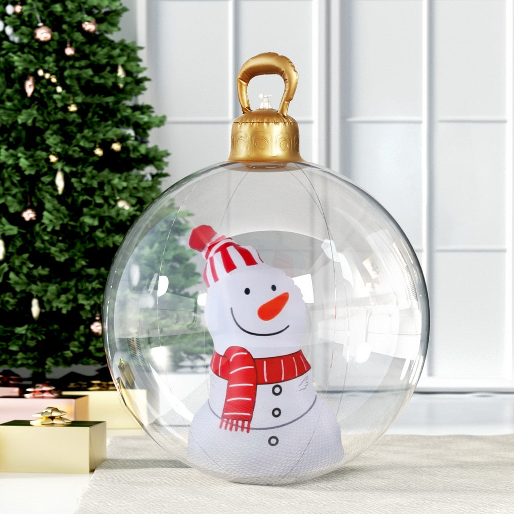 Xmas Ball - 60cm Snowman Christmas Inflatable Bauble