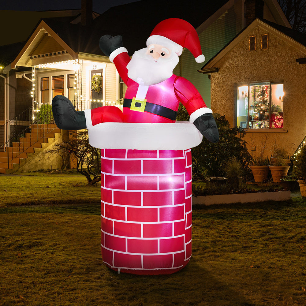 Christmas Inflatable Santa 1.8M 126x70x180cm