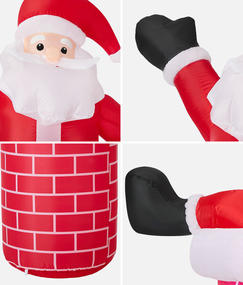 Christmas Inflatable Santa 1.8M 126x70x180cm
