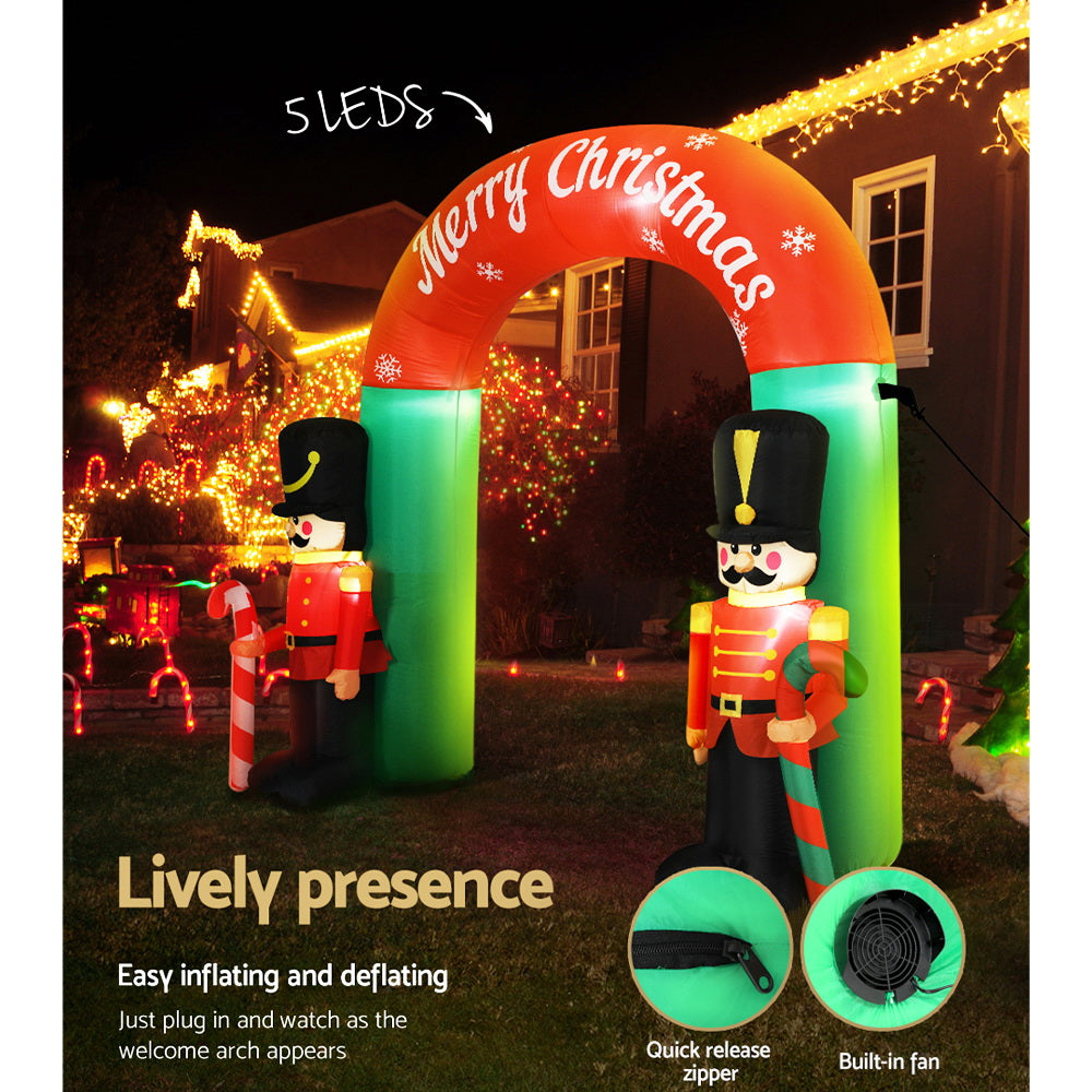 Christmas Decorations - Enchanting Nutcracker Magic 3M Christmas Inflatable Archway
