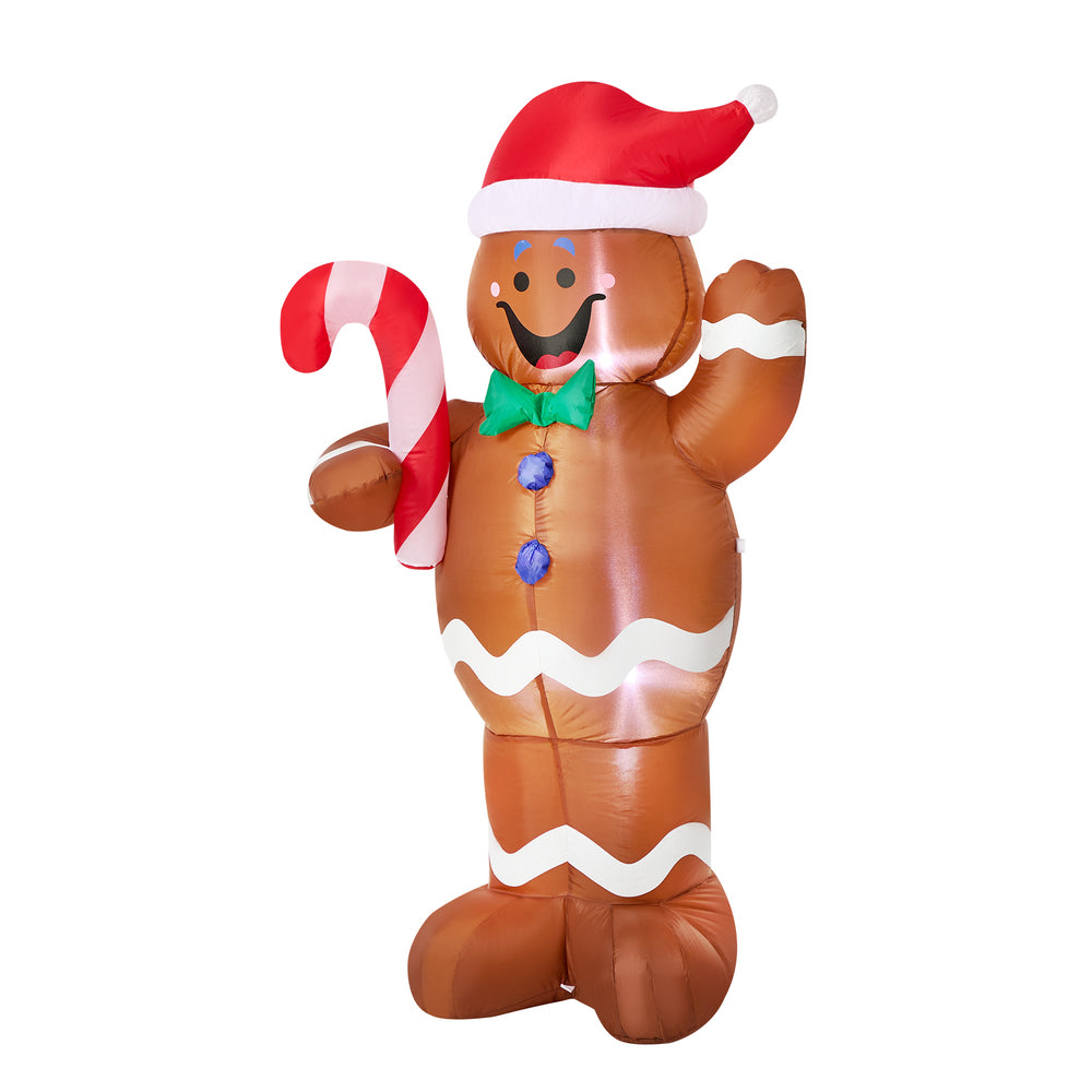 Christmas Inflatable Gingerbread Man LED 78x45x150cm