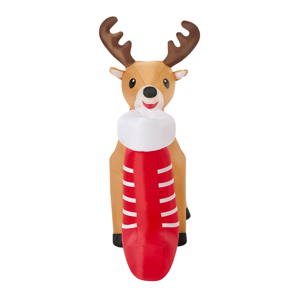 Christmas Inflatable Reindeer LED Light 180x71x186cm