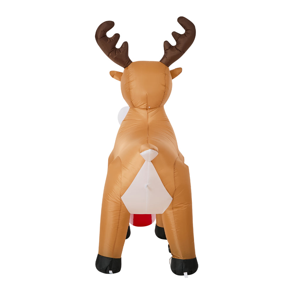 Christmas Inflatable Reindeer LED Light 180x71x186cm