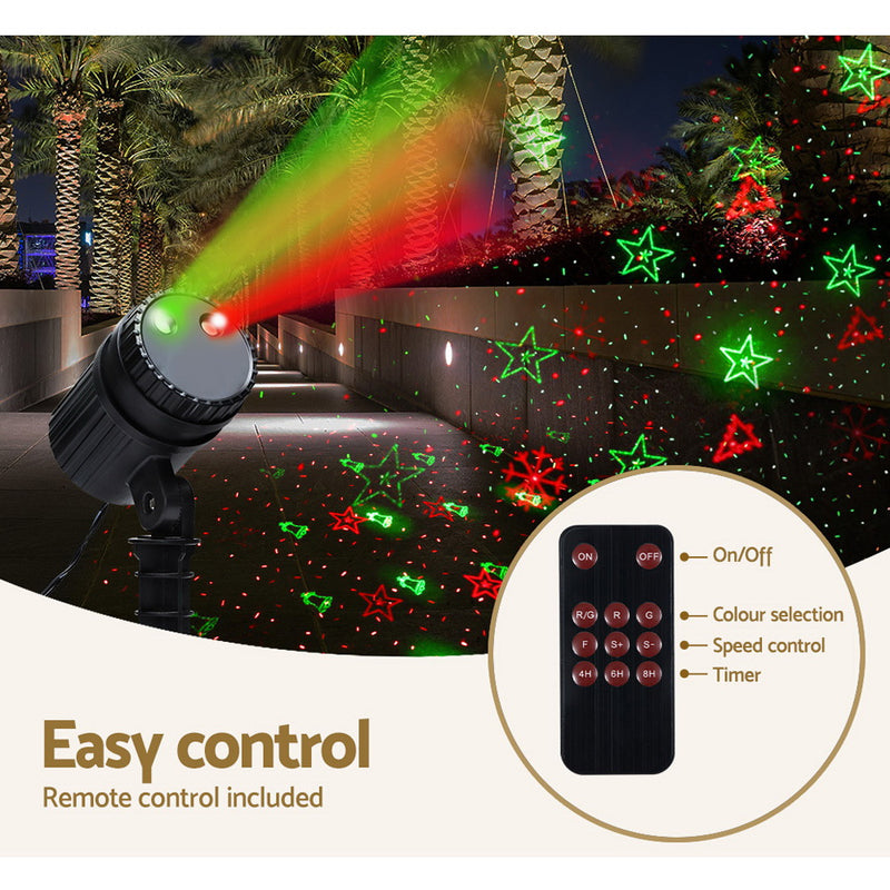 Christmas Lights Laser Light Projector Outdoor Decorations - Jingle Jollys Moving Led
