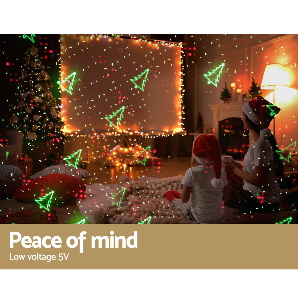 Jingle Jollys Moving Led - Christmas Lights Laser Light Projector Outdoor Decorations