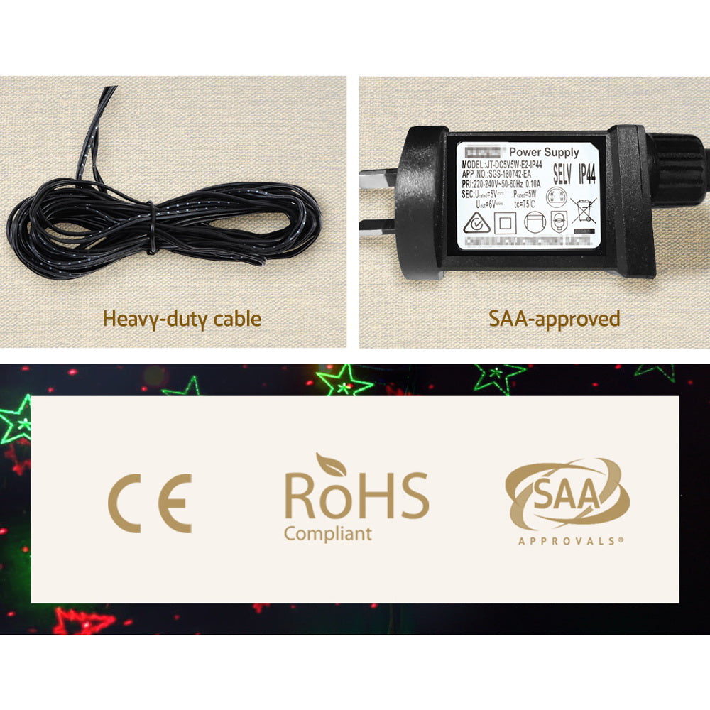 Christmas Lights Laser Light Projector Outdoor Decorations | Jingle Jollys Moving Led