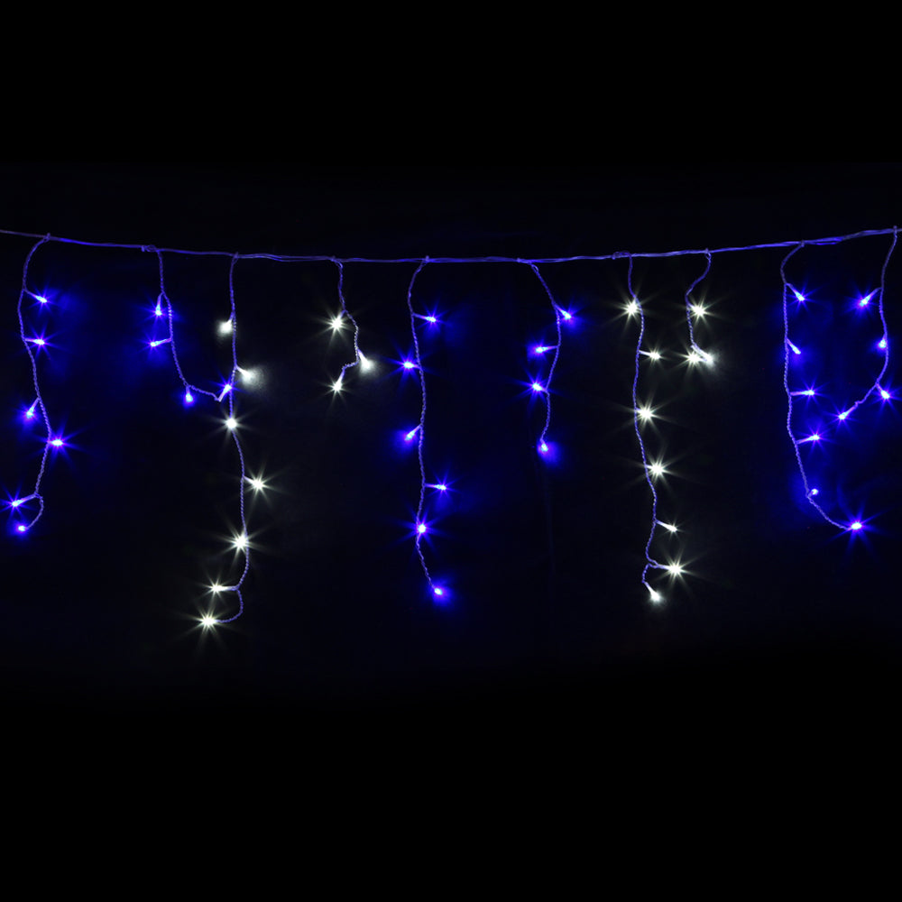 Christmas Lights 20M 800 LED Icicle Light Blue White Decorations, Outdoor Decorations & Lights