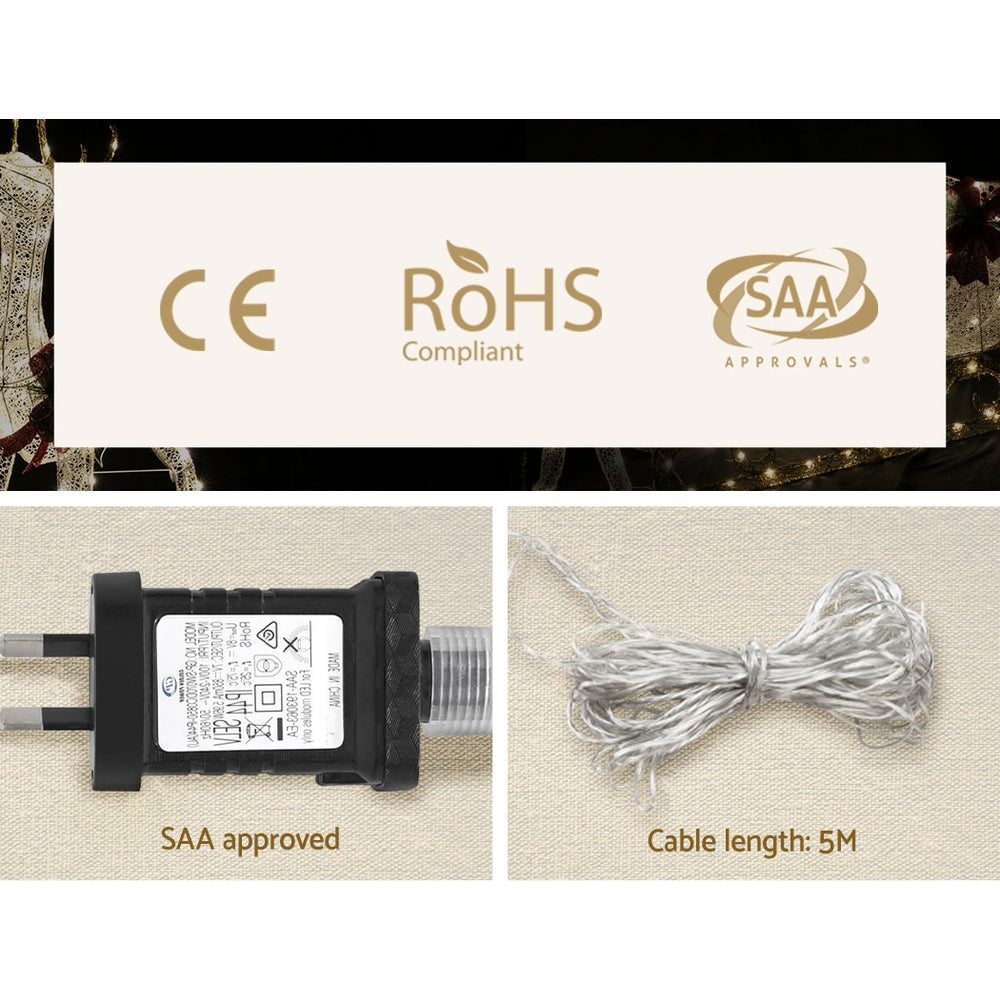 Outdoor Decorations & Lights - Christmas Lights 960 LED 12M Shower Light Icicle Falling Metor