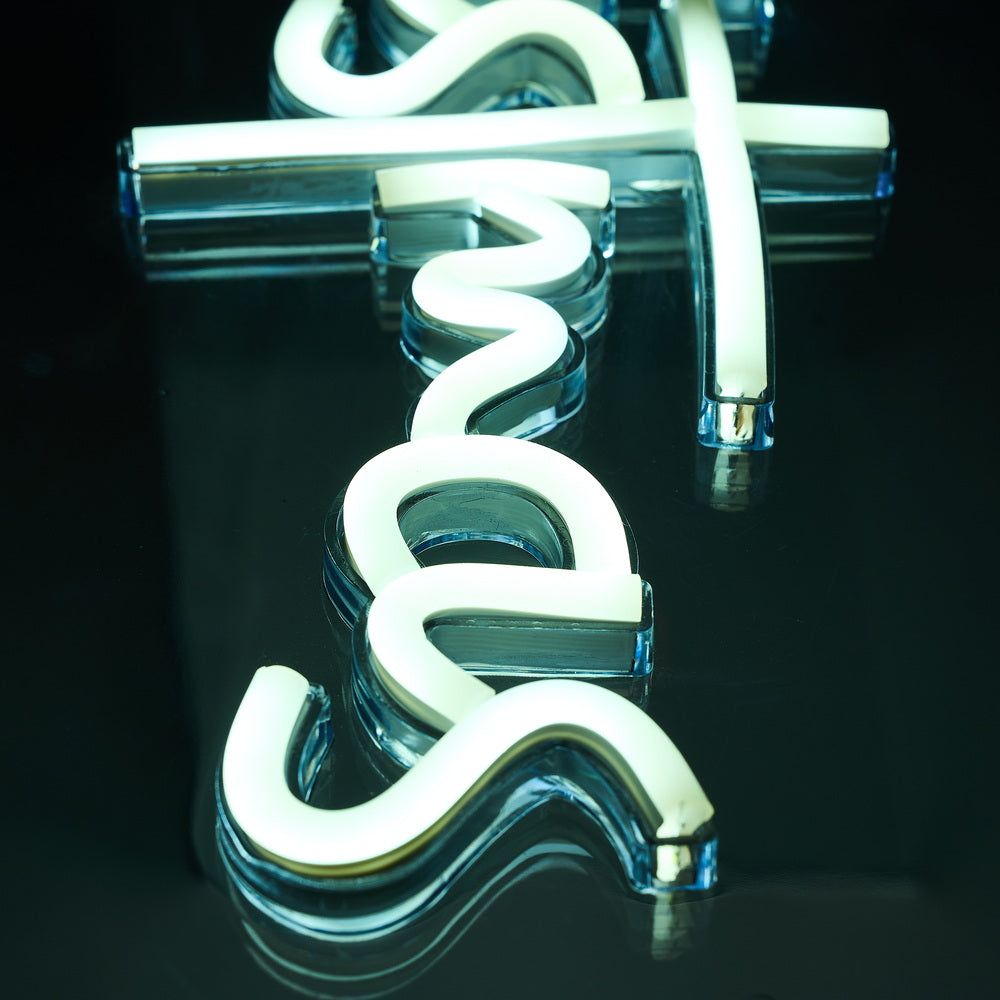 Merry Christmas Sign Light LED Motif Rope Lights 76cm