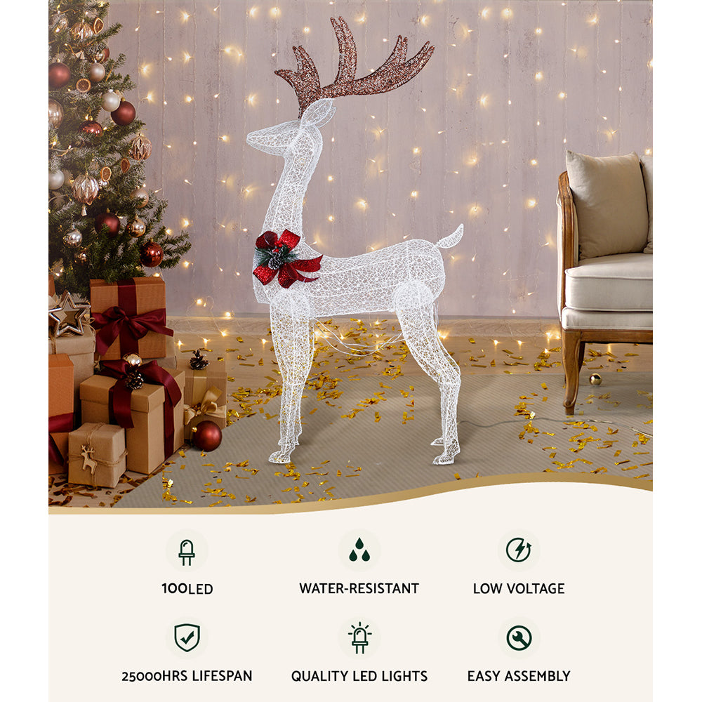 Jingle Jollys Christmas Lights Motif Led Rope Reindeer Waterproof Outdoor, Outdoor Decorations & Lights - photo 7
