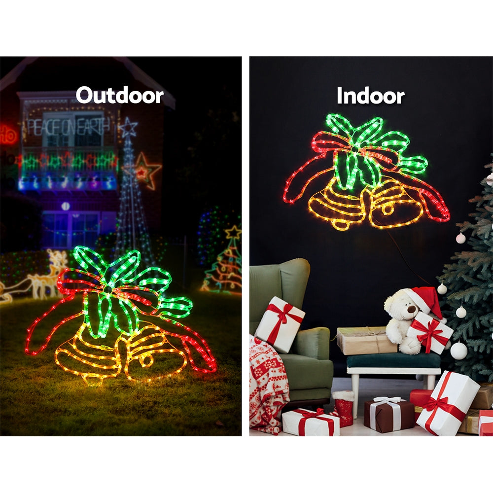 Christmas Lights 216 LED 76cm Fairy Light Bells Decorations | Outdoor Decorations & Lights
