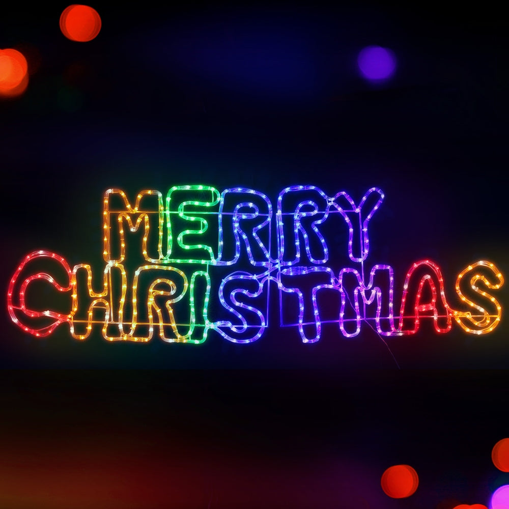 Xmas Lights - Outdoor LED Rope Light Motif - 160cm Christmas Decoration