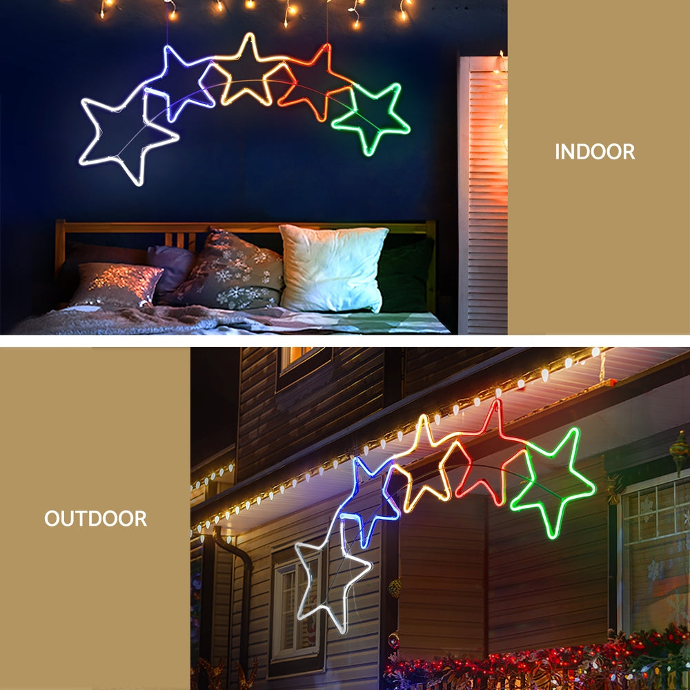 Outdoor Decorations & Lights - Outdoor LED Rope Light Motif - 125cm Christmas Decoration