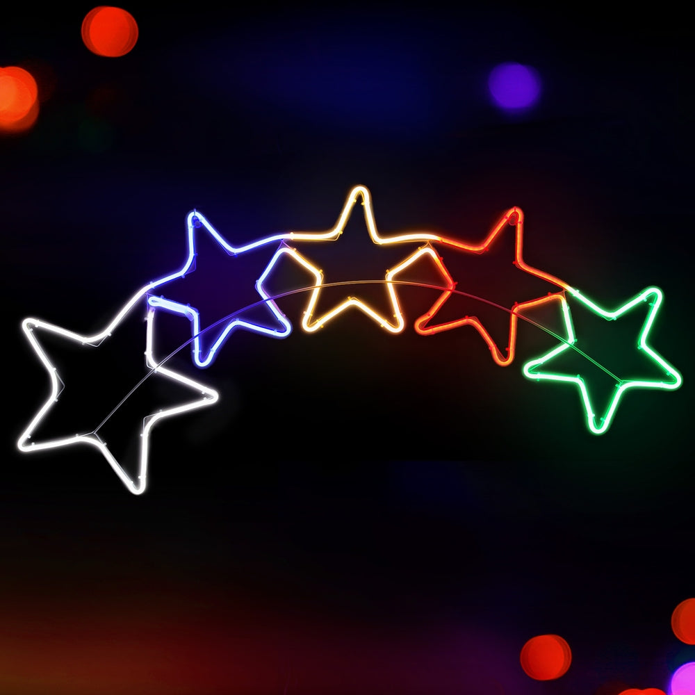 Xmas Lights - Outdoor LED Rope Light Motif - 125cm Christmas Decoration