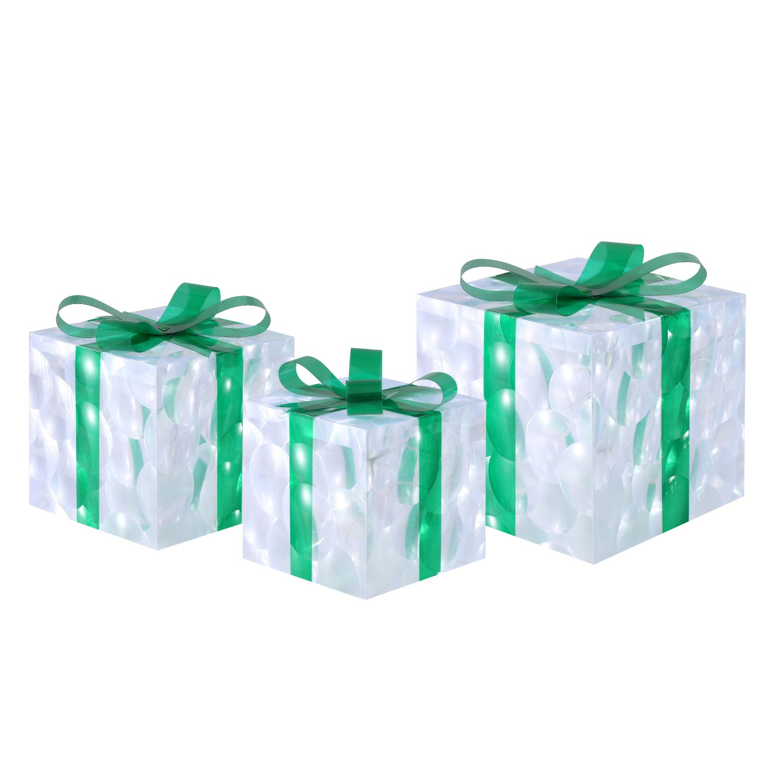Christmas Lights 70 LED Fairy Light Gift Box 3pcs Decorations Set, 3Pcs