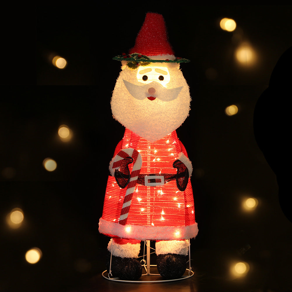 Motif Outdoor - Christmas Lights 96 LED 120cm Fairy Light Santa Decorations