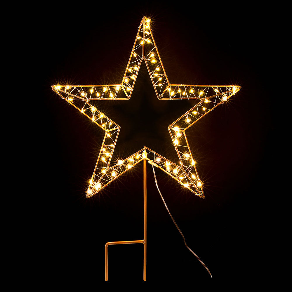 Ground Star LED Fairy Lights - 100 LEDs Garden Decoration | Outdoor Decorations & Lights