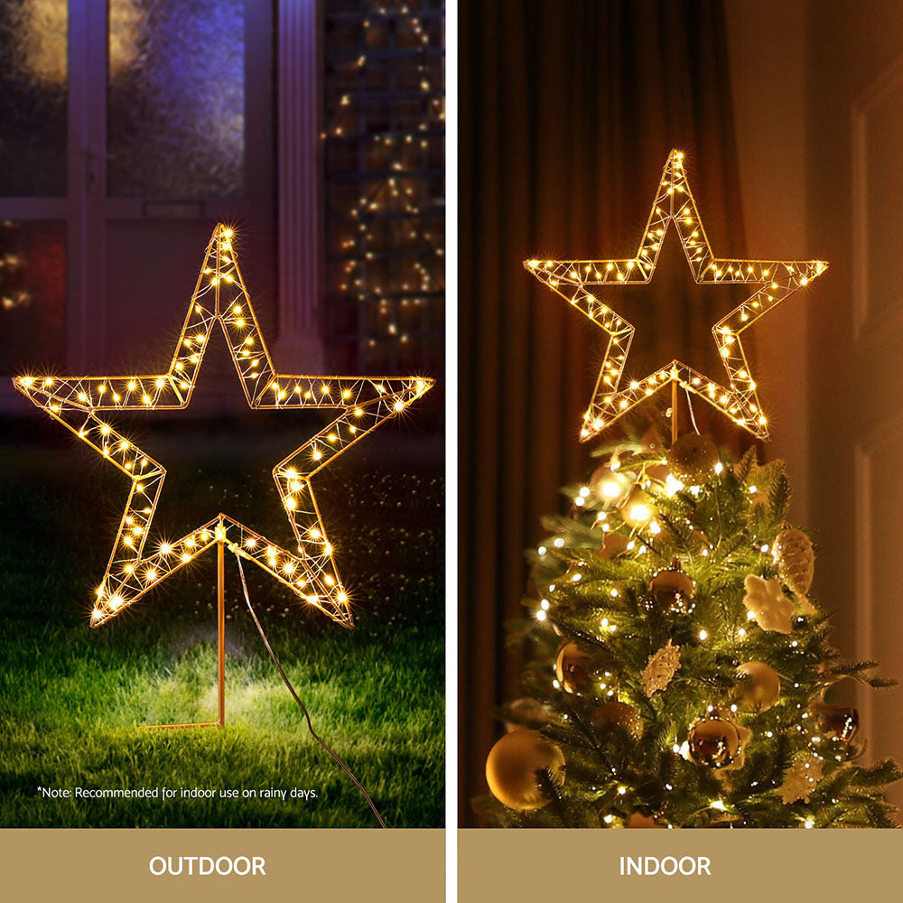 Outdoor Decorations & Lights - Ground Star LED Fairy Lights - 100 LEDs Garden Decoration
