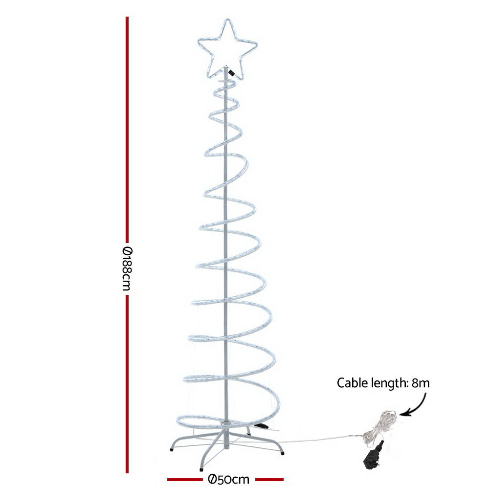 Christmas Lights 188cm Tree 288 LED Fairy Light Decorations | Outdoor Decorations & Lights