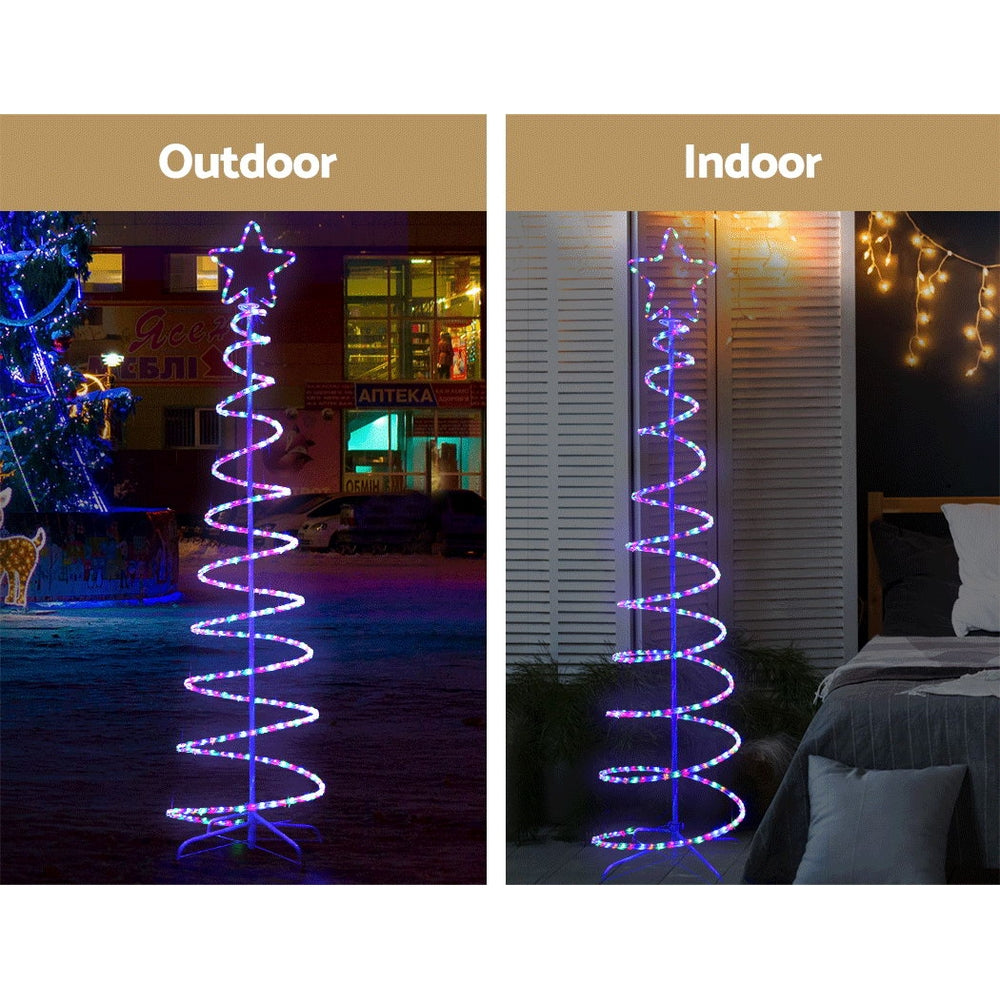 Outdoor Decorations & Lights - Christmas Lights 188cm Tree 288 LED Fairy Light Decorations