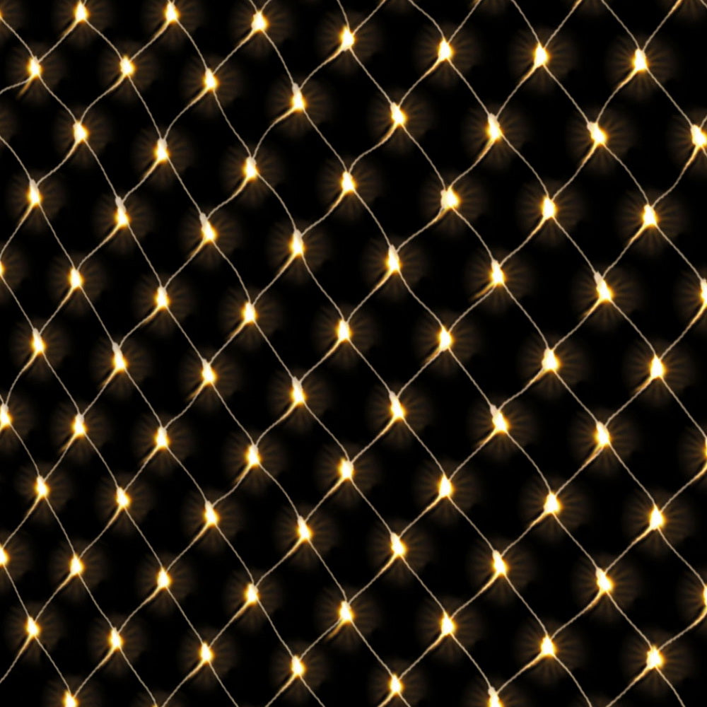 Christmas Lights 3Mx2M Net String Light Decorations Warm 504 LED, Outdoor Decorations & Lights