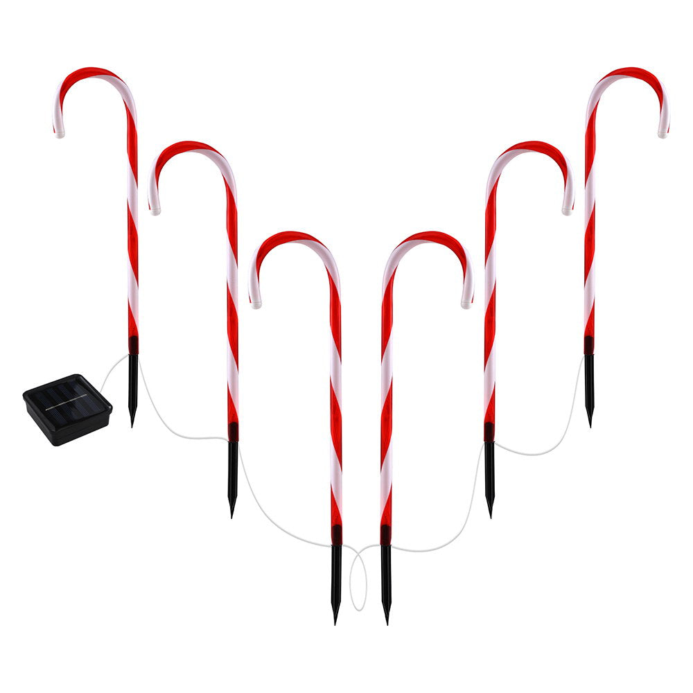 6 PCS Christmas Lights Path Ground Light Garden Decorations 42 LED | Outdoor Decorations & Lights